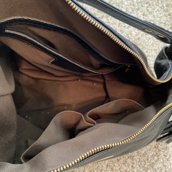 Onna Ehrlich black leather handbag - Picture 9 of 16